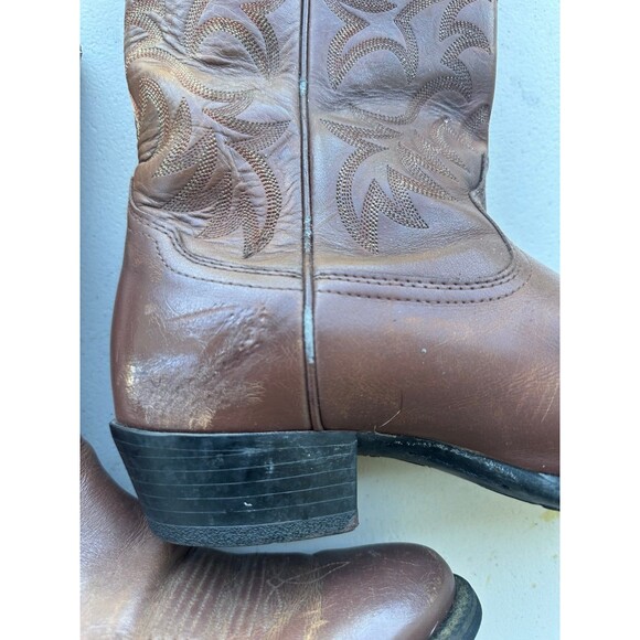 Ariat Men\'s Heritage Traditional R Toe Distressed Brown Western Cowboy Boot 8.5 main image 7